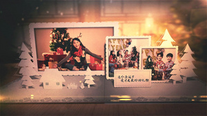 新年圣诞节复古相册展示AECC2015模板67秒视频