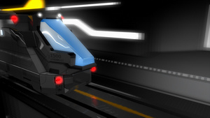 3高速铁路动画11秒视频