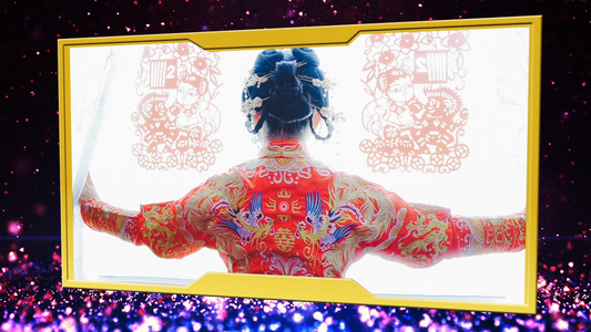 绚丽的中国传统婚礼宣传AEcc2017视频模板视频
