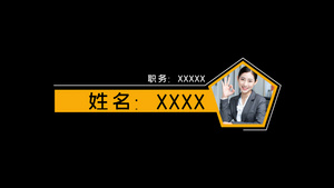 大气简约公司员工介绍16个AE模板105秒视频