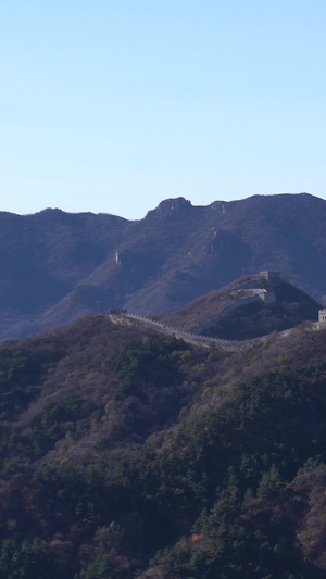 北京景区地标八达岭长城4A景点21秒视频