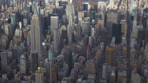 曼哈顿市中心城市的景色11秒视频