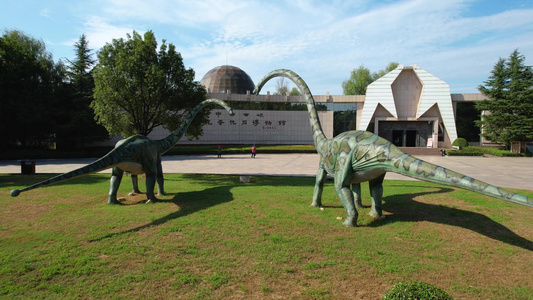 5A河南南阳西峡恐龙遗址园景区恐龙蛋化石博物馆视频视频