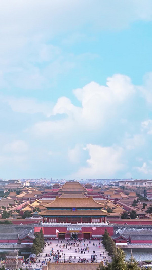 北京故宫博物馆全景15秒视频