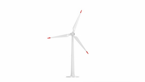 风力发电机3d模型14秒视频