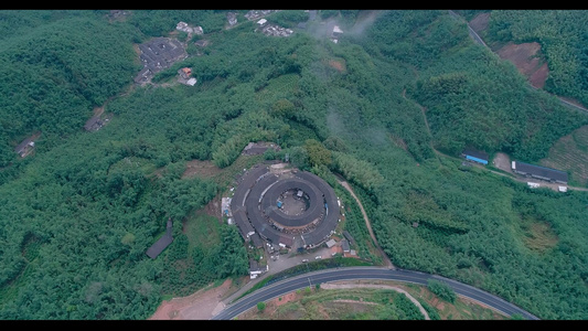 福建土楼4K航拍视频