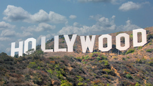 洛杉矶好莱坞标志11秒视频