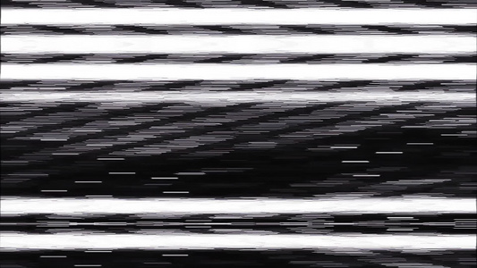 黑色背景的旧录影带中的噪音和工艺品视频