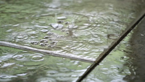 升格拍摄雨天345秒视频