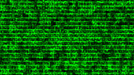 绿色抽象数字视频