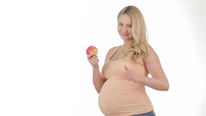 怀孕妇女可以吃苹果10秒视频