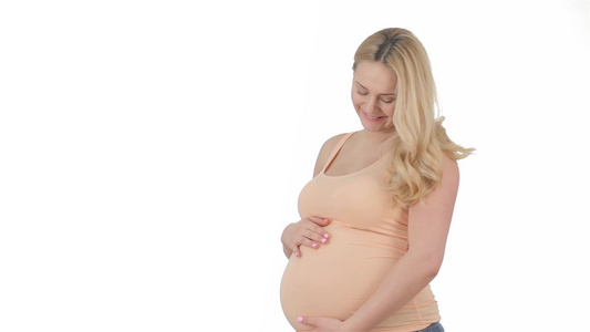怀孕妇女腹部中风视频