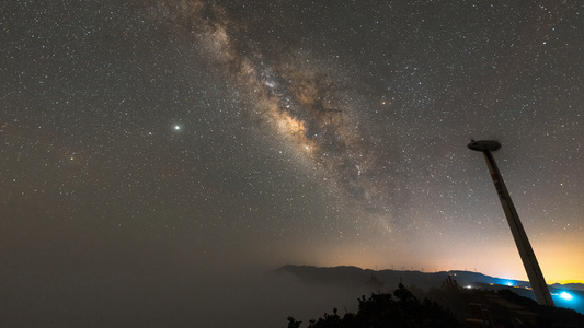 4K星空银河延时摄影视频