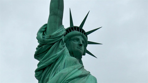 纽约自由女神像的雕像7秒视频