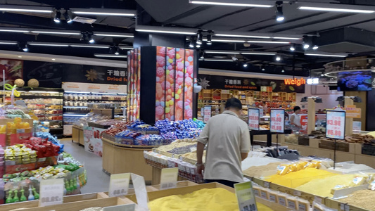 4k商场超市运动空镜头【该视频无肖像权，无产品LOGO物权，请勿商用】视频