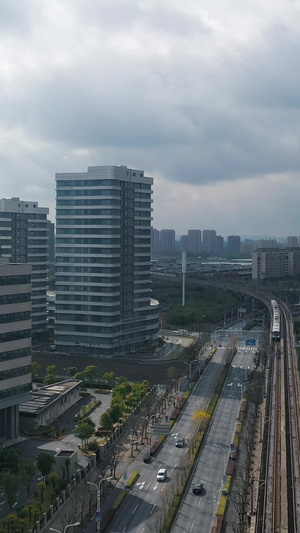 上海嘉定科创孵化园轨道交通20秒视频