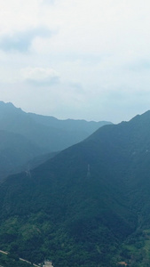 蓝田玉山航拍玉山旅游视频