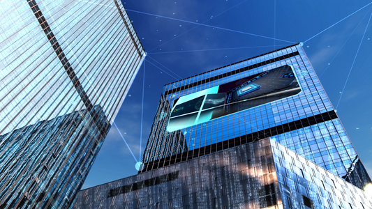 数字科技5G智慧城市化建设AE模板视频