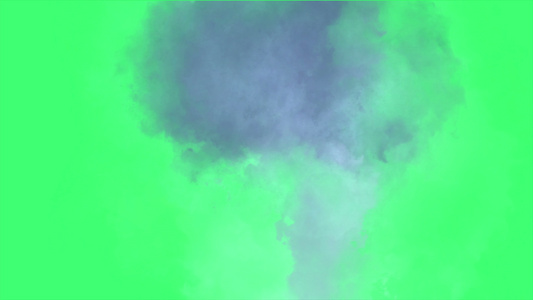 绿幕下的烟雾效果视频