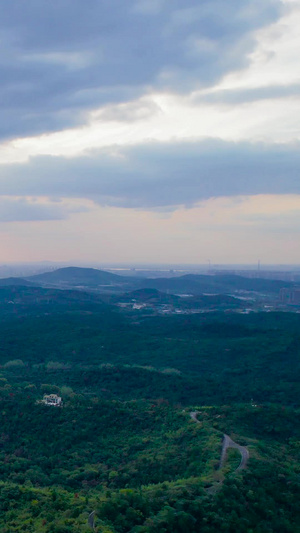 航拍南京将军山风景区南京旅游26秒视频