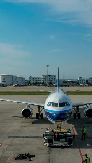 首都国际机场客机候机楼延时国际民航日21秒视频
