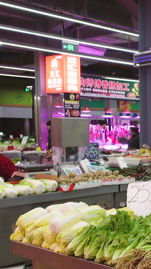 城市菜场零售铺位琳琅满目的商品素材一周要闻13秒视频
