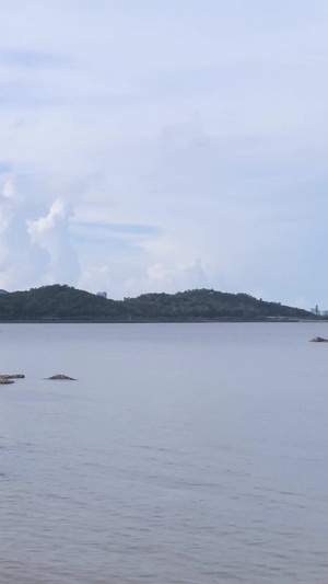 素材延时摄影珠海地标情侣路珠海渔女雕像旅游素材10秒视频