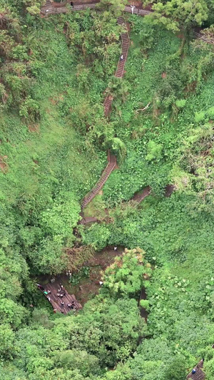 航拍海口火山地质公园视频素材火山群31秒视频