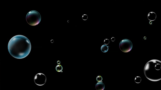 泡泡漂浮元素带透明通道[漂荡]视频