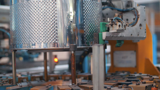 工厂机器人设备洗衣制造桶视频