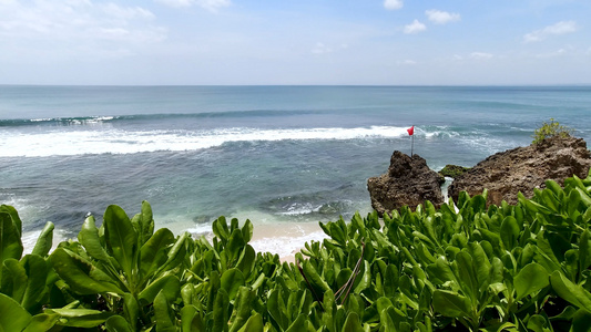 印尼巴厘岛海边自然风光视频
