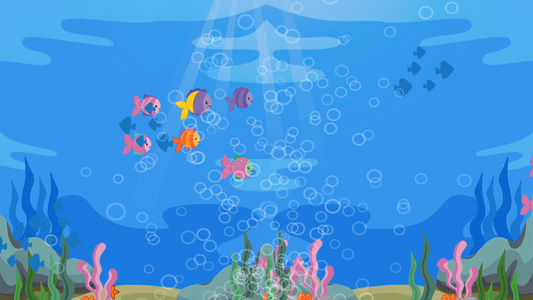 大海气泡鱼视频