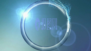 环形logo炫光模板29秒视频