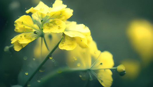 油菜花数字艺术视频