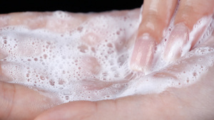 4K洗面奶护肤品泡沫清洁产品20秒视频