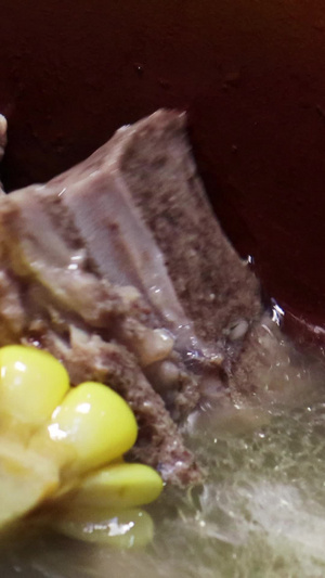 玉米排骨汤实拍实拍素材美食文化37秒视频