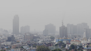 危险水平的空气污染问题9秒视频