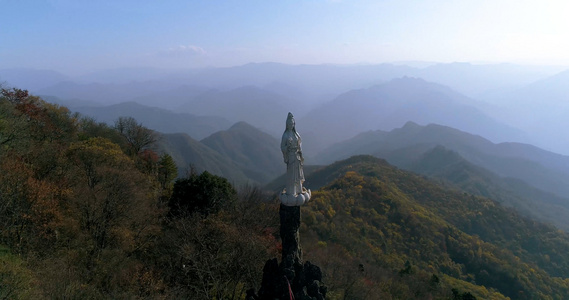 安康南宫山最美秋景航拍视频