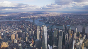 纽约曼哈顿世贸中心11秒视频