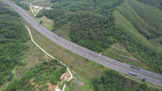 高速公路航拍视频