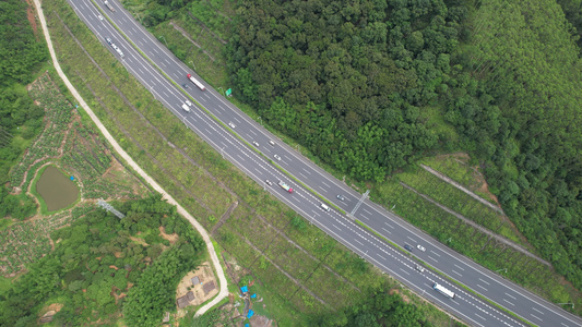 高速公路航拍视频