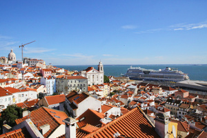 葡萄牙里斯本阿尔法玛区老城建筑46秒视频