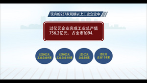 新闻数据字幕图表AE动画模版总合成70秒视频