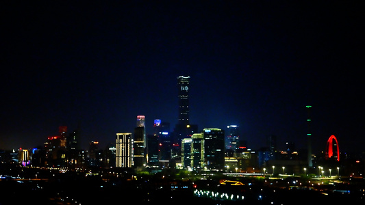 北京城市模糊变高清视频