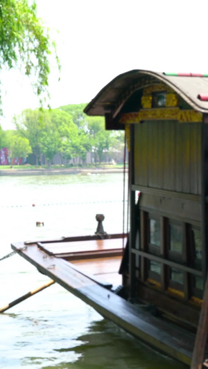 嘉兴5A风景区南湖红船实拍合集红色旅游70秒视频