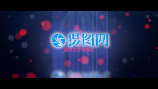 舞动LOGO标志pr模板cc2018视频