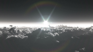 云层上的光芒16秒视频