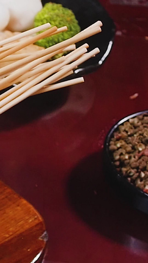 钵钵鸡冷锅串23秒视频