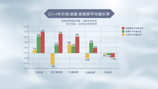 数据统计报告素材视频