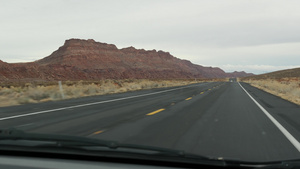 犹他州驾车前往美国亚利桑那州大峡谷的公路旅行21秒视频